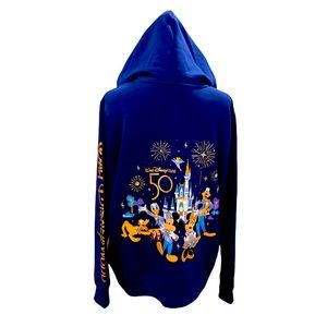 Disney 50th Anniversary Zip Front Hoodie Size XL